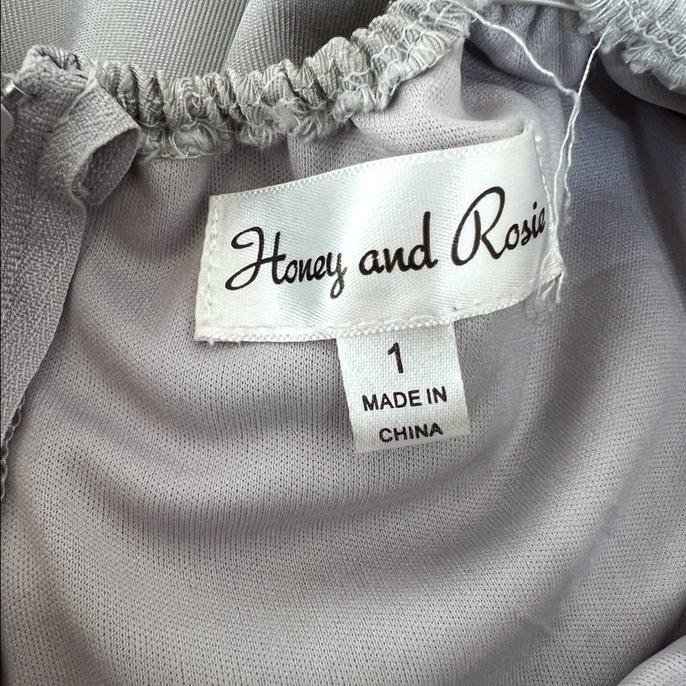 Honey and Rosie Silver Lace Dress - Picture 6 of 7